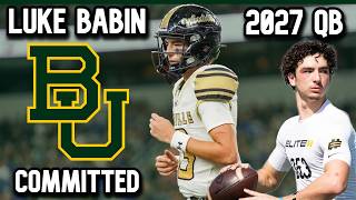 Baylor Commit Luke Babin Junior Season Highlights | 3000+ YDs 40 TDs | Woodville HS QB  |  #TXHSFB