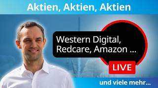Redcare hebt an, Amazon baut, Western Digital aufwärts