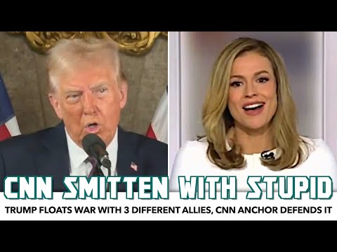 Trump Talks Annexing Canada & Greenland, & CNN Anchor Defends Him