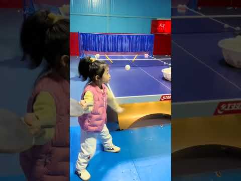 Precision incredible girl #pingpong #pingpongtable #tabletennis
