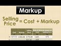 Markup and Selling Price Concepts