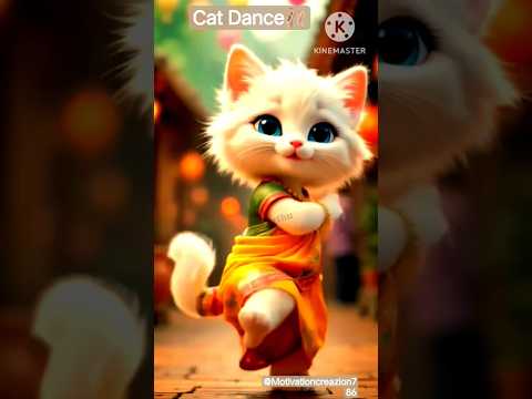 ❤️Cute Cat Dance 🩰#shortfeed #shorts #viral #trending #youtubeshorts #youtubers #cartoon