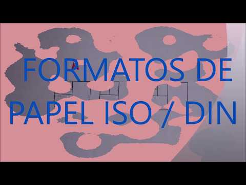 FORMATO DE PAPEL ISO / DIN. Tutoriales de Arquitectura.