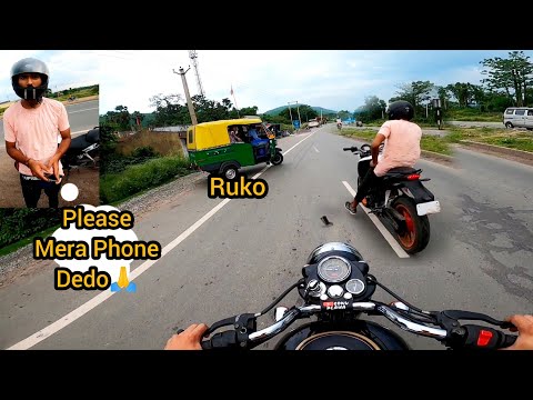 Oversmart Ladke Ka Iphone Tut Gya 😱🤦 Auto Driver Saved Me 🙏