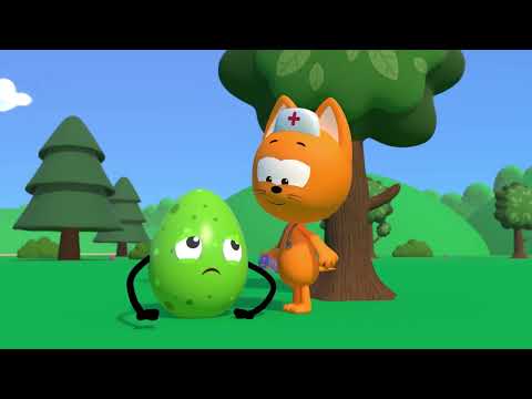 Котенок Котэ Геймз - Игра в Доктора и другие профессии - Лечим Яйцо