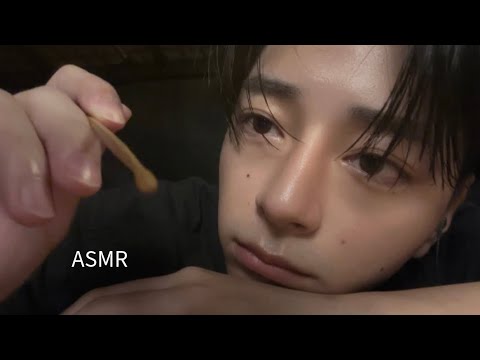 理系大学生［ASMR］友達にだらだら耳かきする。