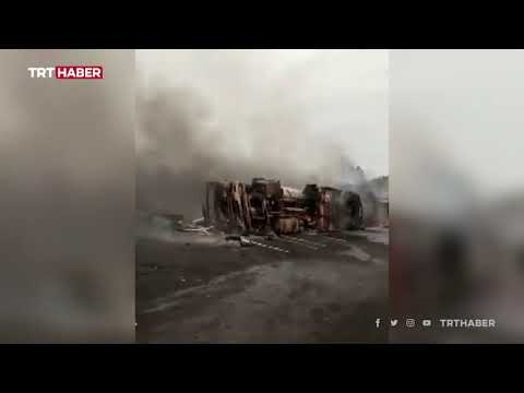 Nijerya’da akaryakıt tankeri patladı: 12 ölü