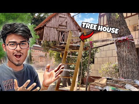 I Made A Tree House 😱 | हमने पेड़ों के बिच एक घर बना दिया 🏡