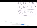 Evaluating Functions and Function Notation