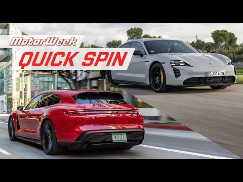 2022 Porsche Taycan GTS & GTS Sport Turismo | MotorWeek Quick Spin