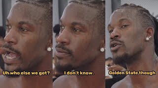 Jimmy Butler forgot who's on the Warriors besides Steph, Draymond and Buddy 😂