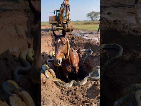 this morning the horse was running and hit the ground #youtubeshorts