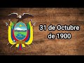 Historia de la Bandera y Símbolos del Ecuador