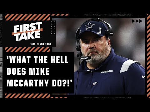 Stephen A.: ‘What the hell does Mike McCarthy do?!’ | First Take video clip