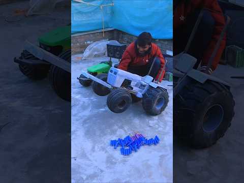 Making remote control tractor 🚜💪💪#monster#vlog #rkg