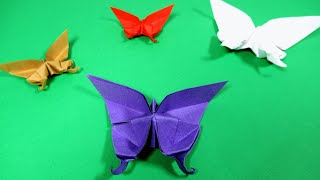 Origami Butterfly How to make a beautiful butterfly out of paper