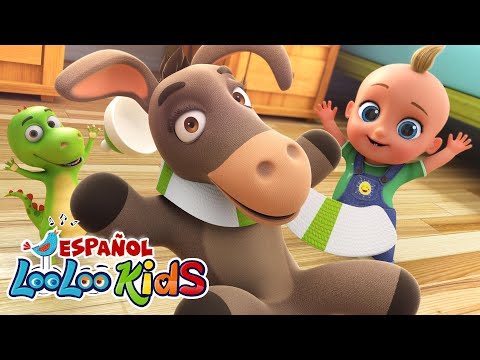 🐴 A Mi Burro Le Duele la Cabeza + Canciones Infantiles Divertidas 🎶👧 | LooLoo Kids Español 🌈✨