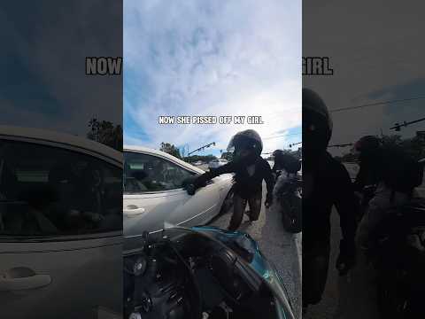 What would you have done ? 👀 #tb to riding in Florida #bikechick #360video #bikelife