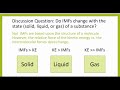 Phase Changes and Intermolecular Forces