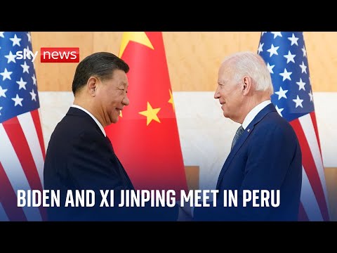 Watch live: US President Joe Biden meets with Xi Jinping