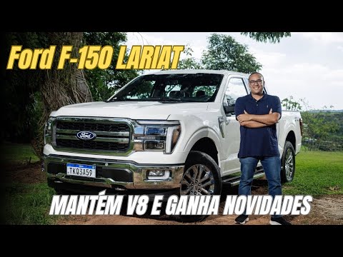 UFA! O V8 continua na nova FORD F-150 LARIAT 2025: preços e teste