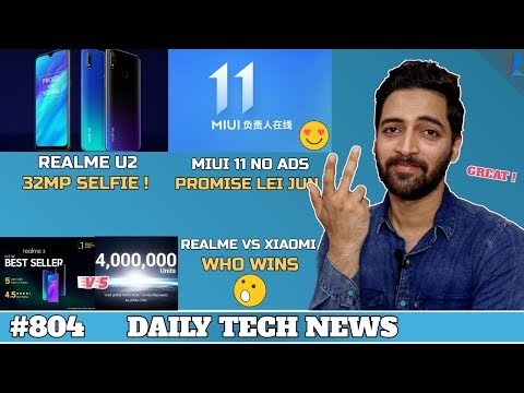 (ENGLISH) Realme U2 32MP Selfie,MIUI 11 No ADS,Screen X,Redmi vs Realme,Nokia 8.1 Plus, Note 10 Lite-#804