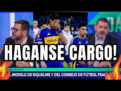 🚨BELTRAMO y TRAVERSO🎙️ ENOJADOS con RIQUELME-Boca, ELIMINADO Con Independiente en La Bombonera