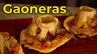 Gaoneras + costillas y quesos fundidos