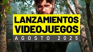 LOS VIDEOJUEGOS QUE SALEN EN AGOSTO 2025