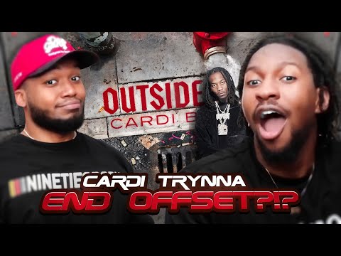 CARDI V.S OFFSET!?!? | Cardi B - Outside (Audio) REACTION!!