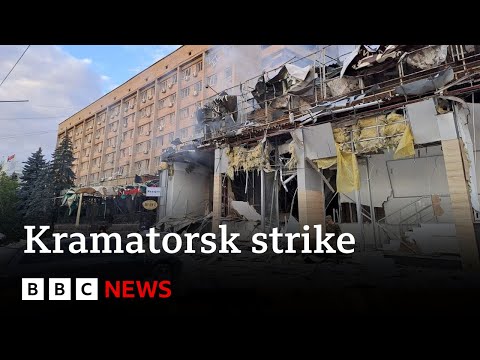 Teenagers among victims of Kramatorsk deadly strike - BBC News