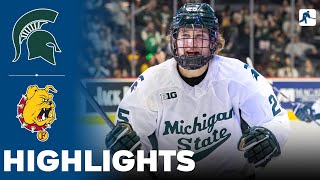 Michigan State vs Ferris State | NCAA College Hockey | Highlights - December 28, 2025