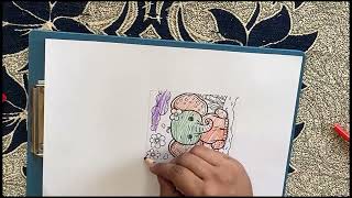 Coloring a Dream !! coloring a dream catcher