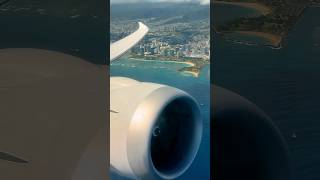 Take off from Hawaii  - Hawaiian Airlines Boeing 787-9 (Honolulu HNL - Phœnix PHX)