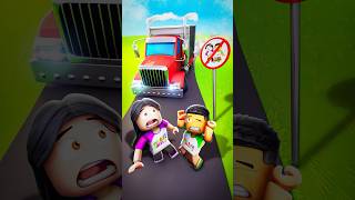 DO NOT CROSS THE STREET! #shorts #roblox