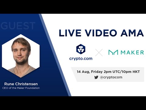 Live Video AMA with Rune Christensen CEO of Maker Foundation