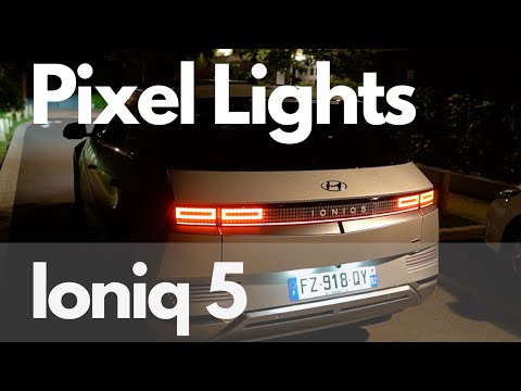 2021 Ioniq 5 Pixel Lights review - amazing exterior and interior lighting