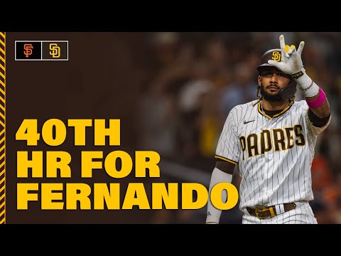 Fernando Tatis Jr. is fifth Padres player ever in the 40 HR club video clip
