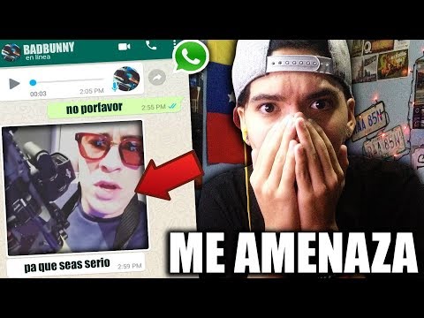 BAD BUNNY me AMENAZA por usar su CANCION “CHAMBEA” en mi BROMA con LETRA DE CANCION