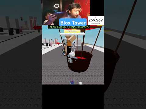 Malah Nangis 😂 Gagal Naik Air Baloon Blox Tower Roblox