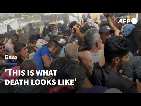 'This is what death looks like': Desperate scramble for airdropped aid in Gaza | AFP
