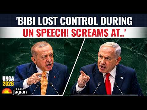 'YOU'RE A TYRANT!..' Netanyahu Loses Calm Over TURKEY PREZ!  Fight Inside UN Hall | High Drama!