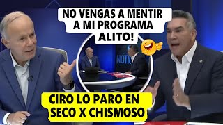 CIRO PARA EN SECO A "ALITO" NO VENGAS A MENTIR A MI PROGRAMA.. ENTREVISTA