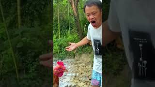 My chicken 🐔 #fruits #comedy