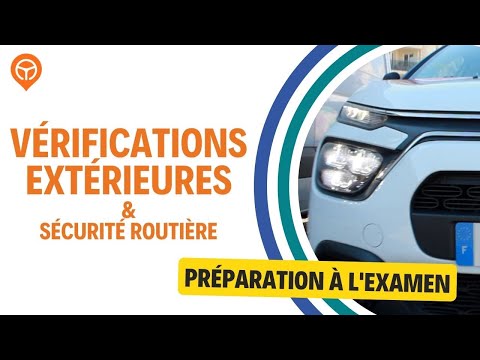 Examen de Permis De Conduire - Question Éxterieurs et Sécurité Routière 2025