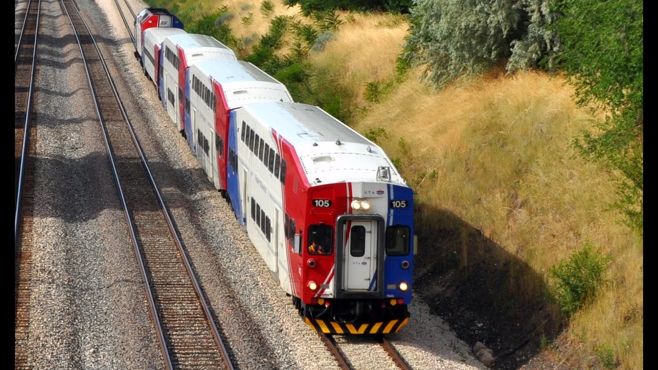 FrontRunner Commuter Train UTA: Salt Lake City - Ogden - CoasterFan2105
