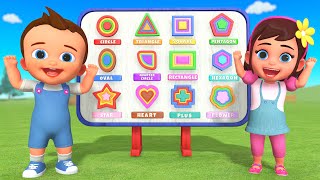 Learn Shapes with Baby! Trace Wooden Board & Fun Educational Color Games for Kids | 4K