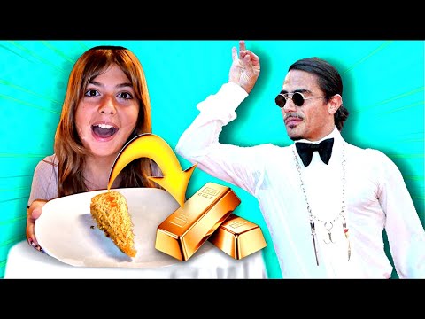 ΦΑΓΑΜΕ ΟΛΟ ΤΟ ΧΡΥΣΟ ΜΕΝΟΥ ΤΟΥ SALT BAE στη Τουρκία !!! / WE ATE  EVERY GOLD DISH IN NUSR ET MENU