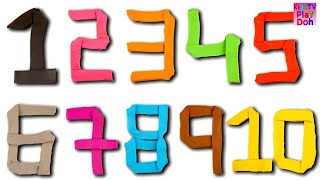 Learn To Count 1 to 10 Numbers with Play Doh Colors + More Fun Kids Videos