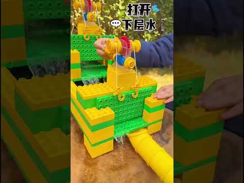 TẬP 78 CON ĐẬP LEGO MANG NƯỚC VỀ GỘI ĐẦU CHO BÀ BA #xe3banhmaydaukubota